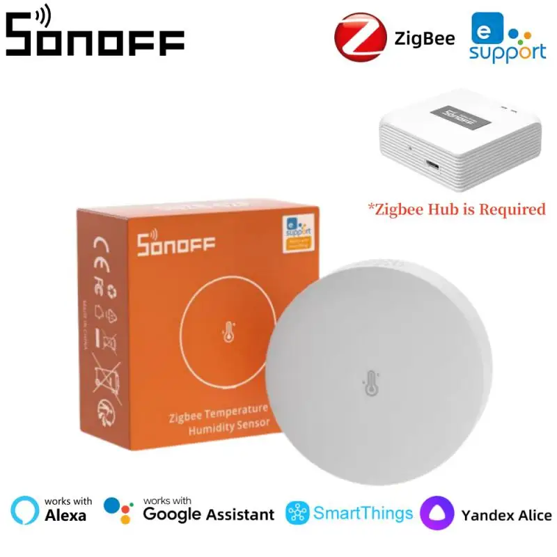 SONOFF SNZB-02P Zigbee Temperature And Humidity Sensor and ZB Bridge-P Ewelink Remote Control Compatible With Alexa Google