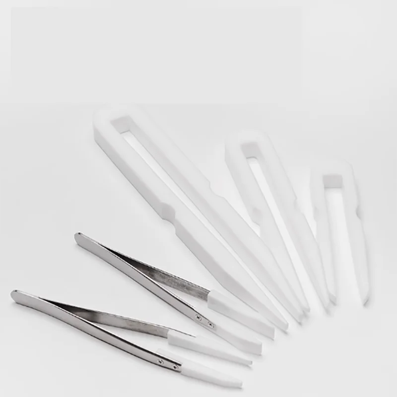 

Tetrafluoroethylene tweezers PTEF strong acid and alkali resistant F4 tweezers 100mm/150mm/200mm