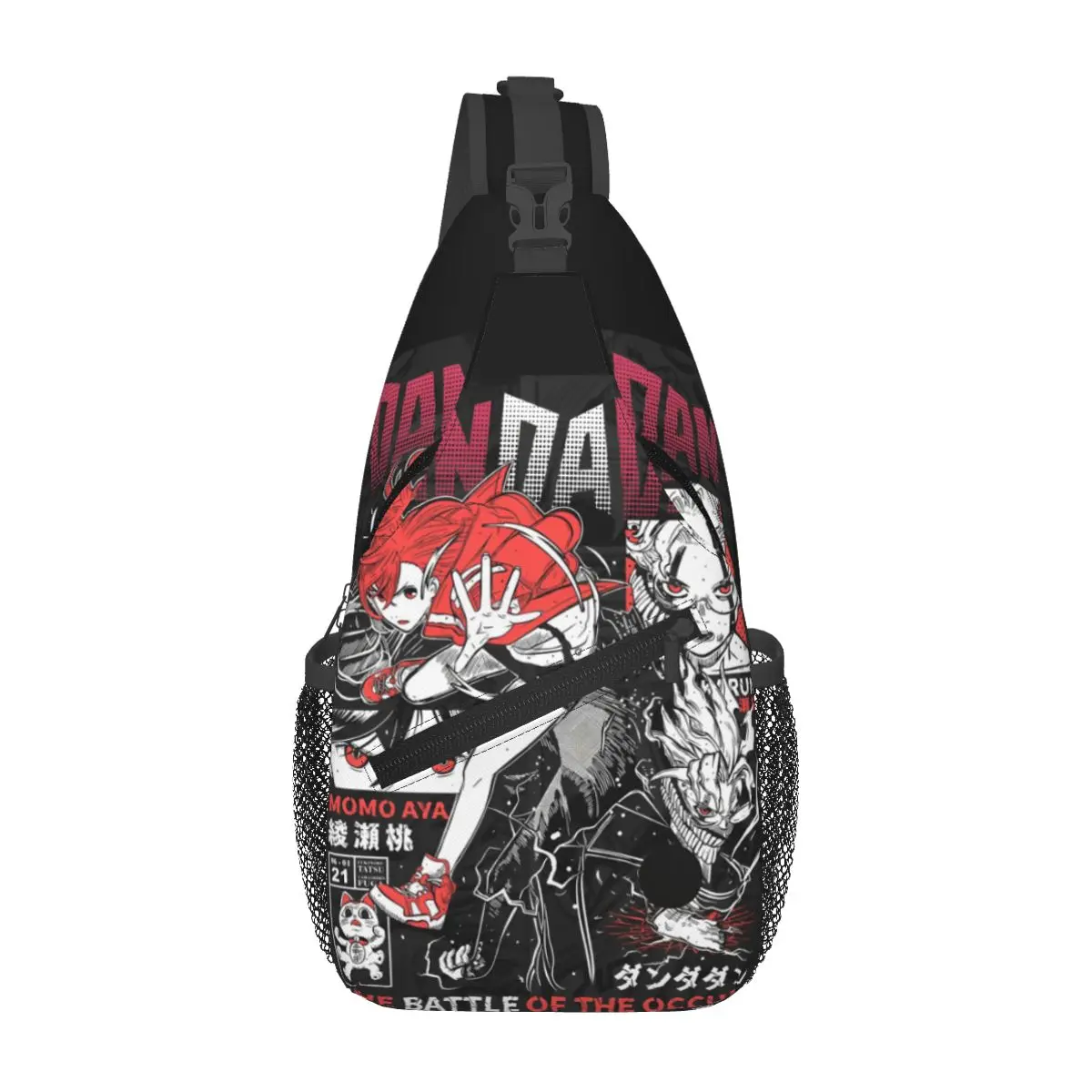 

Dandadan Anime Ayase Momo Okarun Small Sling Bag Chest Crossbody Shoulder Sling Backpack Hiking Travel Daypacks Manga Japan Cool