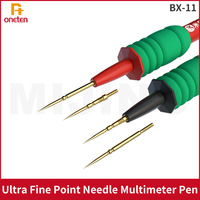 MIJING BX-11 Multimeter Pen Stainless Steel Digital Multimeter Ultra Fine Point Needle Soft Test Probe Repair Tool