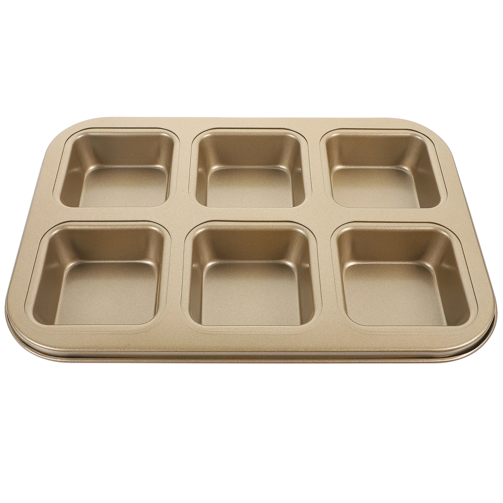 

Square Baking Dish Muffin Tin Bread Mold Pan Pans Thick Carbon Steel Material Small Cake for