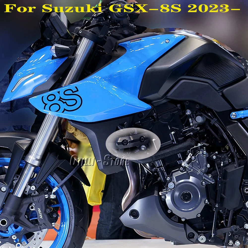 

2024 GSX-8S GSX 8S 2023 Motorcycle Frame Sliders Crash Protector For Suzuki GSX8S Engine Crash Bobbin Pad Fairing Guards