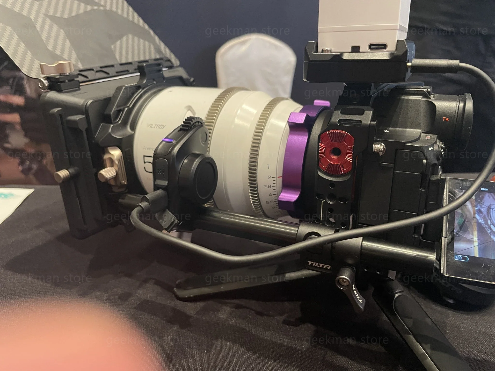 نظام التحكم في العدسات اللاسلكية Tilta Nucleus Nano II مع مجموعة مقبض التحكم [سلسلة WLC-T05] التركيز اللاسلكي، القزحية، التكبير، VND