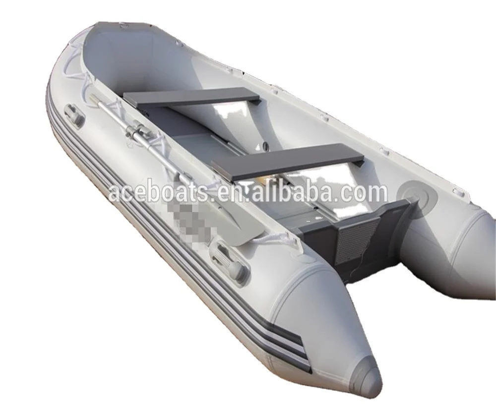 360cm Pure White Soft Bottom Portable Inflatable Boats With Aluminum Foldable Floor ASD-360 380 420 460 For Hot Sale!