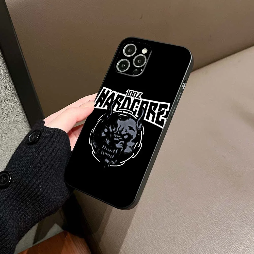 Dla IPhone 15 Pro Bone Gabber 100 Hardcore Dog etui na telefon IPhone 15 14 13 12 Pro XR XS MAX etui na Iphone czarne