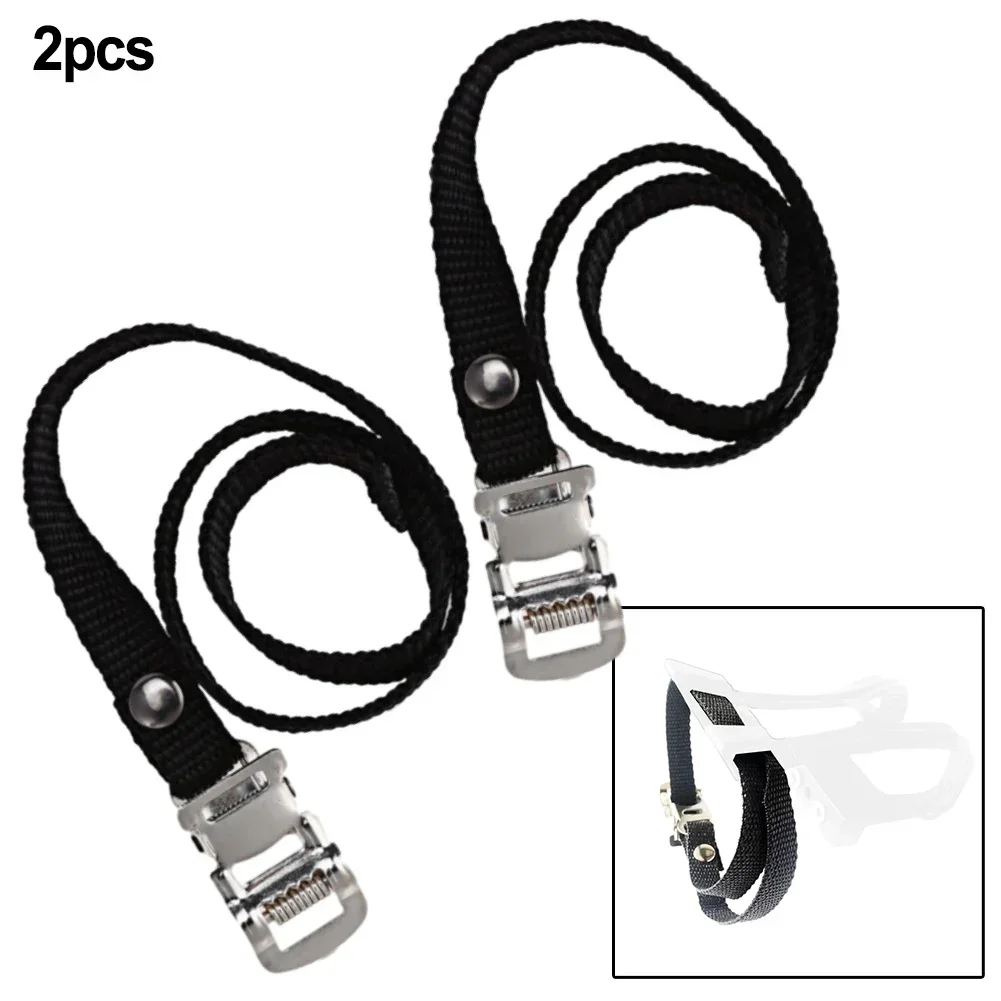 Nylon Adjustable Exercise Bike Pedal Toe Straps Shoelaces Tear Resistant Toe Clips Most Note Strap Total Length