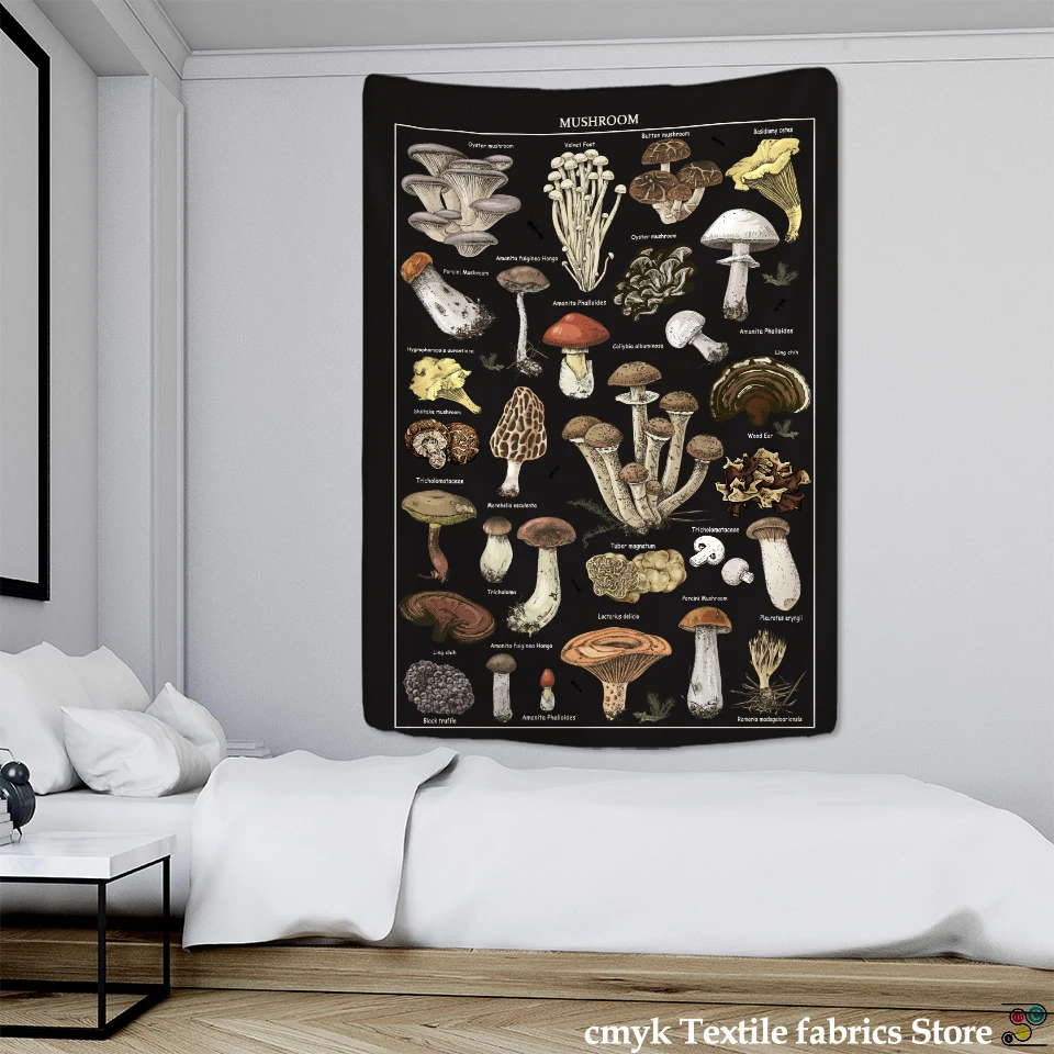 Schwarz Pilz Beispiel Bild Wan – Home Decor Examples Bewertung und Preis