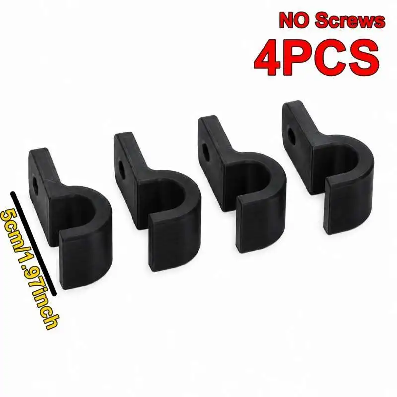 6AN Braided Line Clamp Battery Cable Clip Fuel Pipe Fastener Wire Fixing Holder