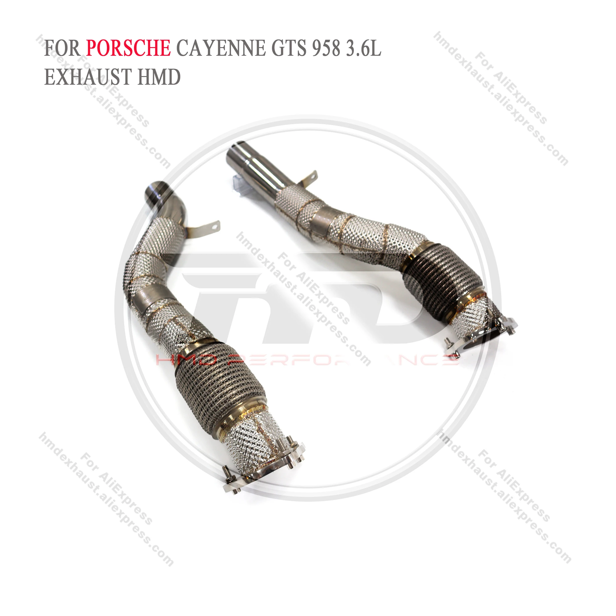 

HMD Middle Pipe for Porsche cayenne GTS 958 3.6T Exhaust System Stainless Steel Performance Resonant Tube