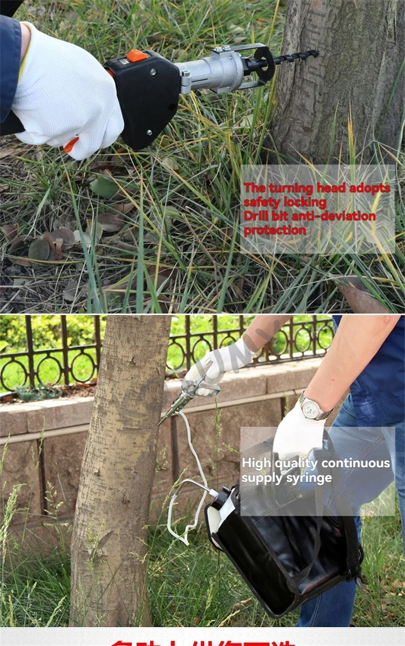 Backpack gasoline drilling and injection machine fruit tree spraying machine two-stroke four-stroke