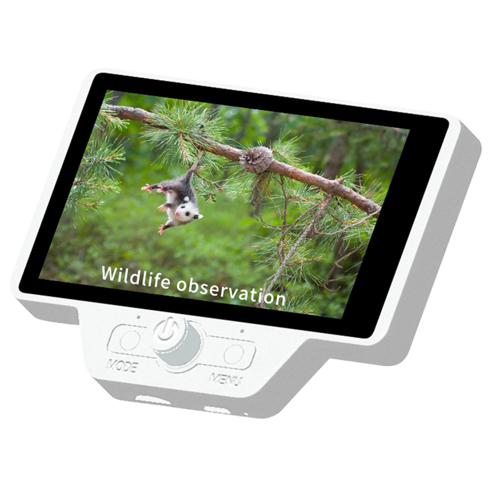 망원경 전자 접안 렌즈 녹음기, 5 인치 LCD 2K, 안드로이드 아이폰 호환, 1.25 인치