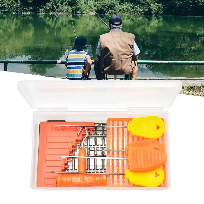 Carp Fishing Baits Needle With Box Baiting Rigging Needle Driller Carp Fishing Baits Rig Tool Kits Fishing Accessories