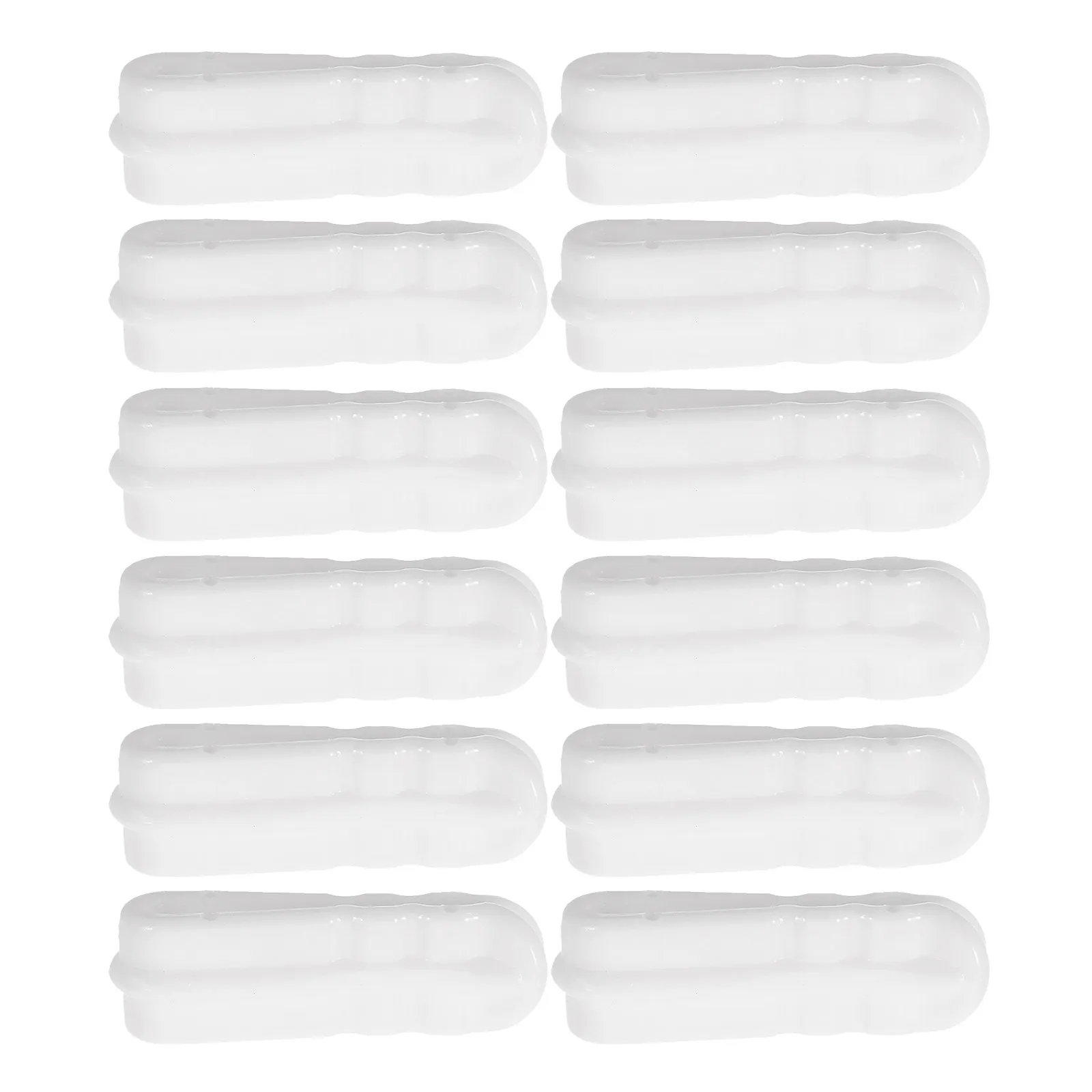 12Pcs Vacuum Storage Bag Clips Reusable Plastic Sealer Clamp Airtight Compression Bag Sealing Clip Kitchen Storage Organizer