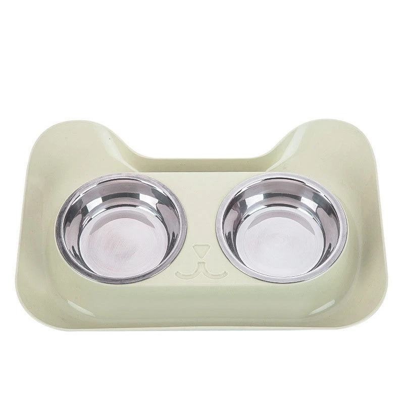 Cat Bowl Water Food Integrated Pet Bowl Double Bowl 2 Use Cat Bowl Anti Overturning Cat Bowl Feeding Pet Supplies Accessories