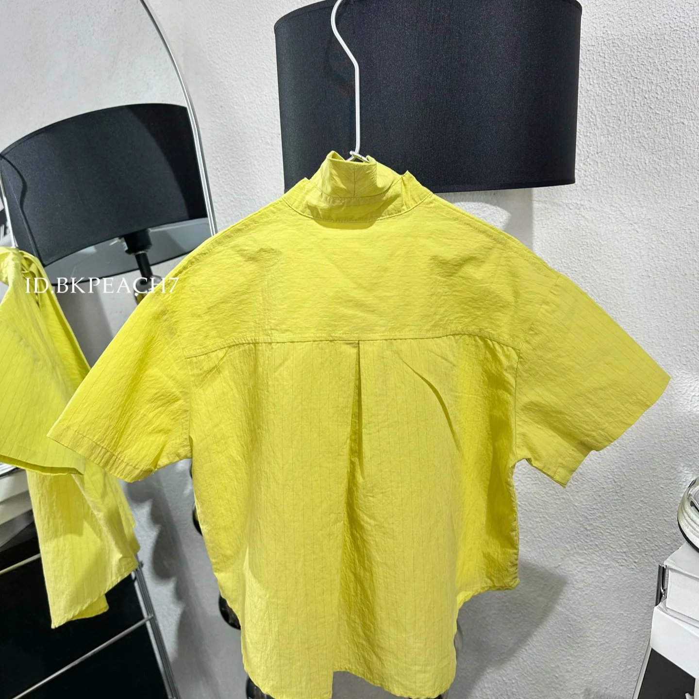 قميص صيفي جديد 2025 مخطط كوري متعدد الاستخدامات على الطراز الغربي العصري بأكمام قصيرة #4