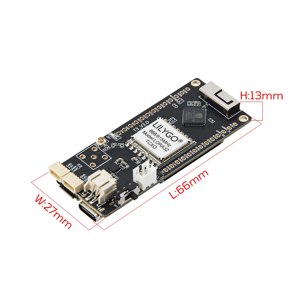 LILYGO ®   T3 V3.0 ESP32 WiFi & Bluetooth DEV Board SX1276 LoRa Modul mit 0,96 Zoll SSD1306 OLED Display Unterstützung TF Karte