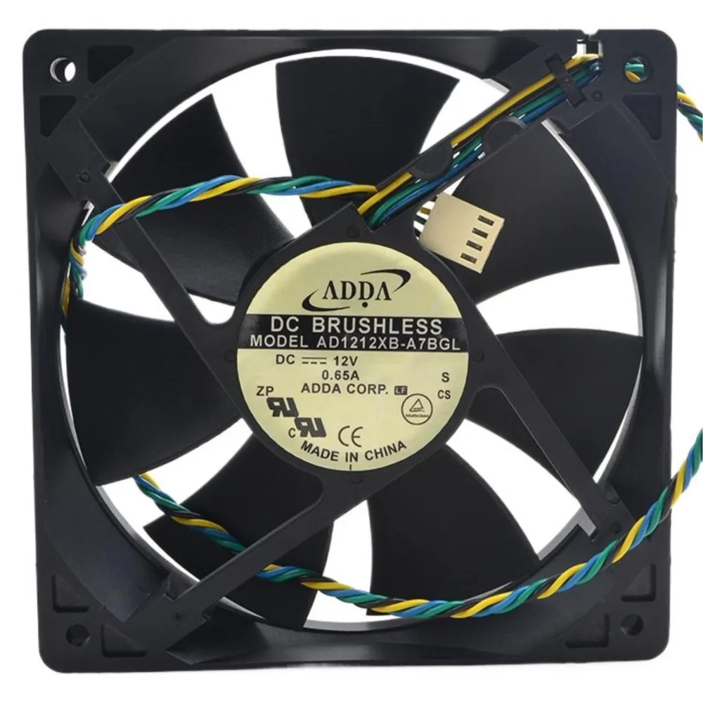 

AD1212XB-A7BGL For ADDA 12V 0.65A 12CM 120mm 12025 4-wire PWN Temperature Control cooling Fan