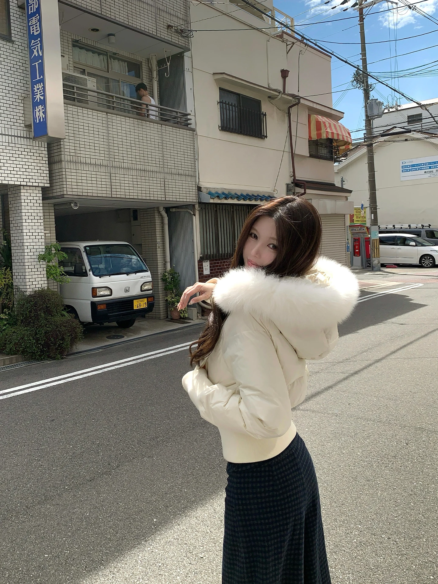 

Зимняя женская куртка Titi Little Sister Northern Snowflake с меховым воротником и капюшоном, теплая, нейлоновая, для повседневной носки