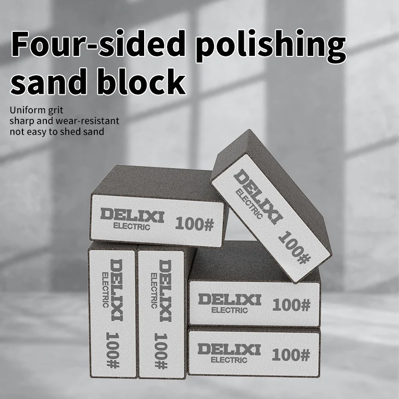 

10pcs Sanding Sponge Blocks 36 60 80 100 120 240 320 600 Metal Descaling Wall Clean Sponge Model Paint Polished Sand Block