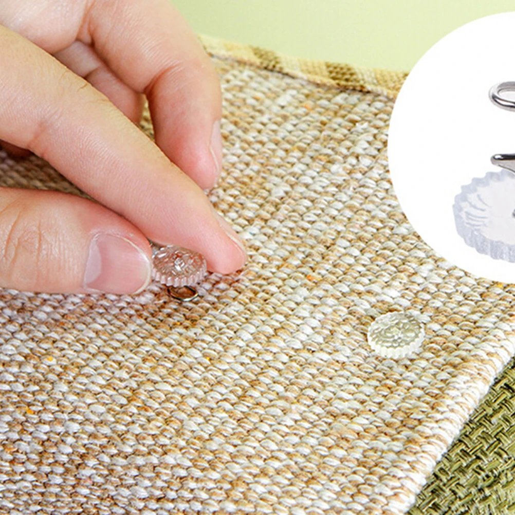 

Anti-Slip Bed Cover Clips Spiral Pins For Upholstery Bed Sheet Fastener Twisted Nail Secure Slipcovers Bedskirts Storage