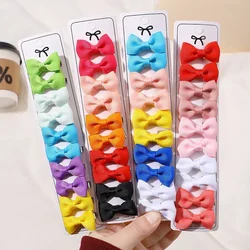10Pcs Boutique Handmade Tiny Baby Bows Grosgrain 1.5