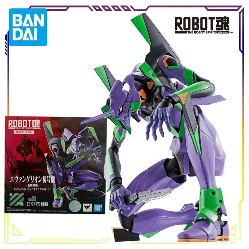 BANDAI Original ROBOT Soul EVA Series EVA Zero Machine Zero Machine modificado nueva edición de teatro Anime figura de acción modelo Juguetes