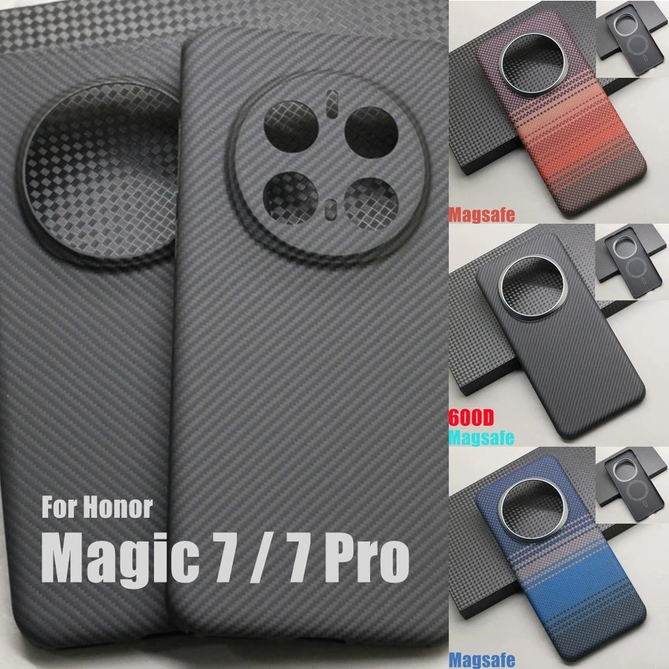 

Coque De Téléphone De Carbone Pour Honor Magic 7 Pro 600D/Bloody D, Housse En Fibre D'aramide Ultra-mince Pour Honor Magic 7