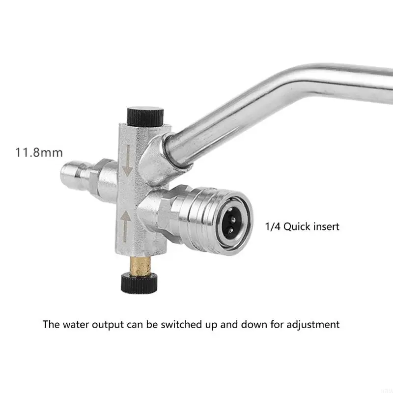 

Two In One Foam Cannons Attachment With Double Tip Quick Connection 1/4" Nozzle & Wash Glove For Pressure Washing 87HA