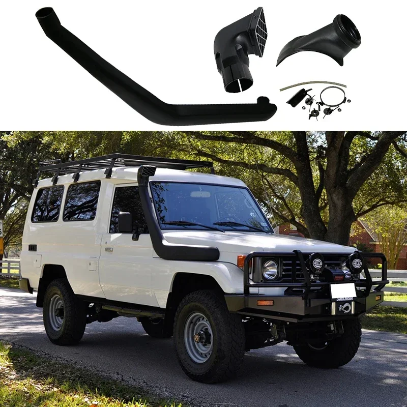 Air Intake Snorkel Kits for Toyota Land Cruiser LC75 71 73 75 78 Series 1985-2007 Softtop Hardtop Van Wagon Diesel / Petrol