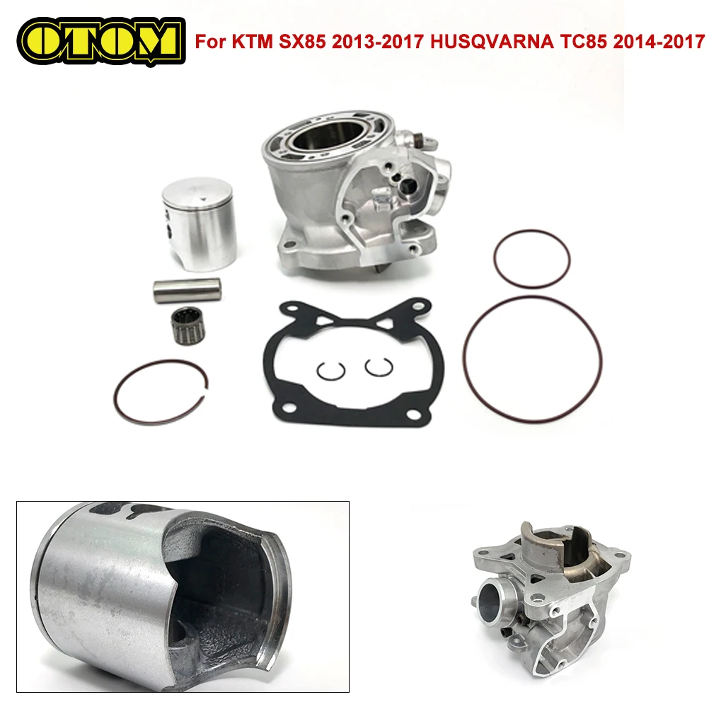 

For KTM HUSQVARNA Motorcycle 85cc Cylinder Kit Piston Pin Ring Gasket Seal Bearing SX85 2013-2017 TC85 2014-2017 Koshine XN85