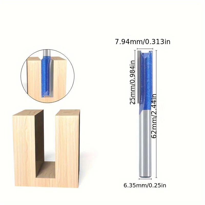 ‌"4 Pcs 1/4" Shank Triple-Bead Router Bits - Professional Woodworking & CNC Grooving Cutter Set"‌