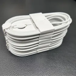 60W USB-C PD Cable For Apple iPhone 16 Pro Max PD Fast Charging For Samsung Huawei Xiaomi Type C Weaving Cable Accessories