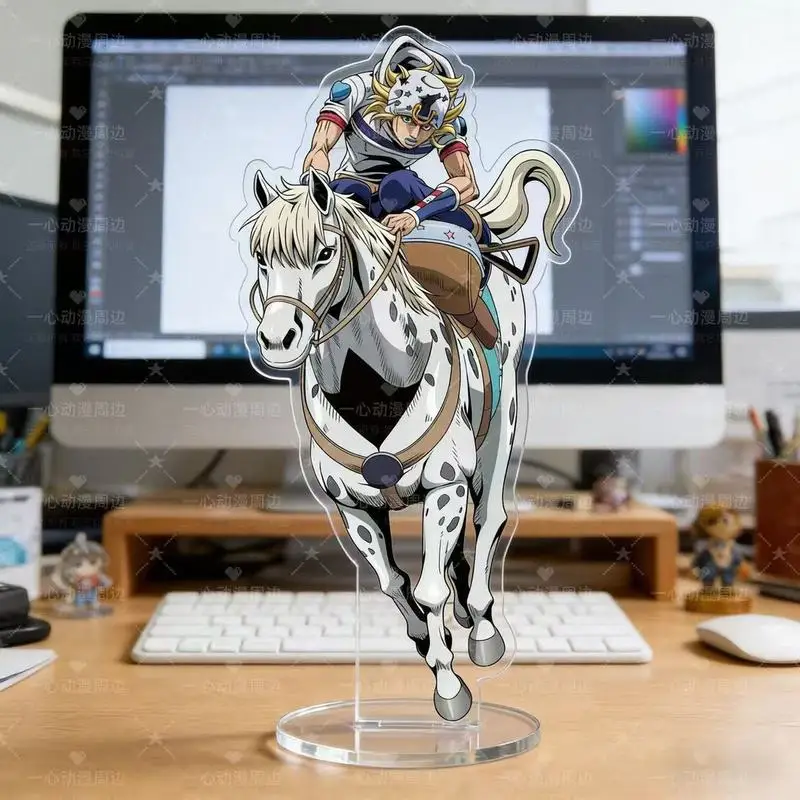 

10-20cm Jojo Part 7 Sbr Exquisite Hd Acrylic Standee Cute Humanoid Desktop Ornament Anime Figure Decor For Jojo Fans Gift