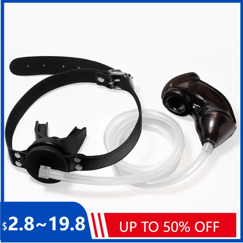 Klatka na penisa na Boże Narodzenie z korkiem do picia, kanałami do przewodów moczowych, kneblem, klatka na penisa, gry erotyczne dla dorosłych, BDSM, zabawki erotyczne dla mężczyzn i kobiet