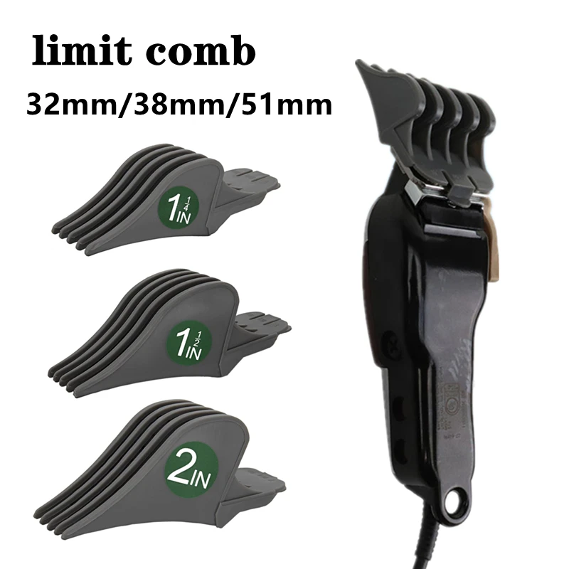 Large Limit Comb para Wahl, Hair Clipper Guards, Barber Shop, Pentes Guia de Corte, Acessório Clippers Elétricos, Y0504, 32mm, 38mm, 51mm