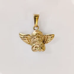 Stainless Steel Angel Pendant Premium Quality Tarnish Free Fashionable Necklace Charm For Women Men