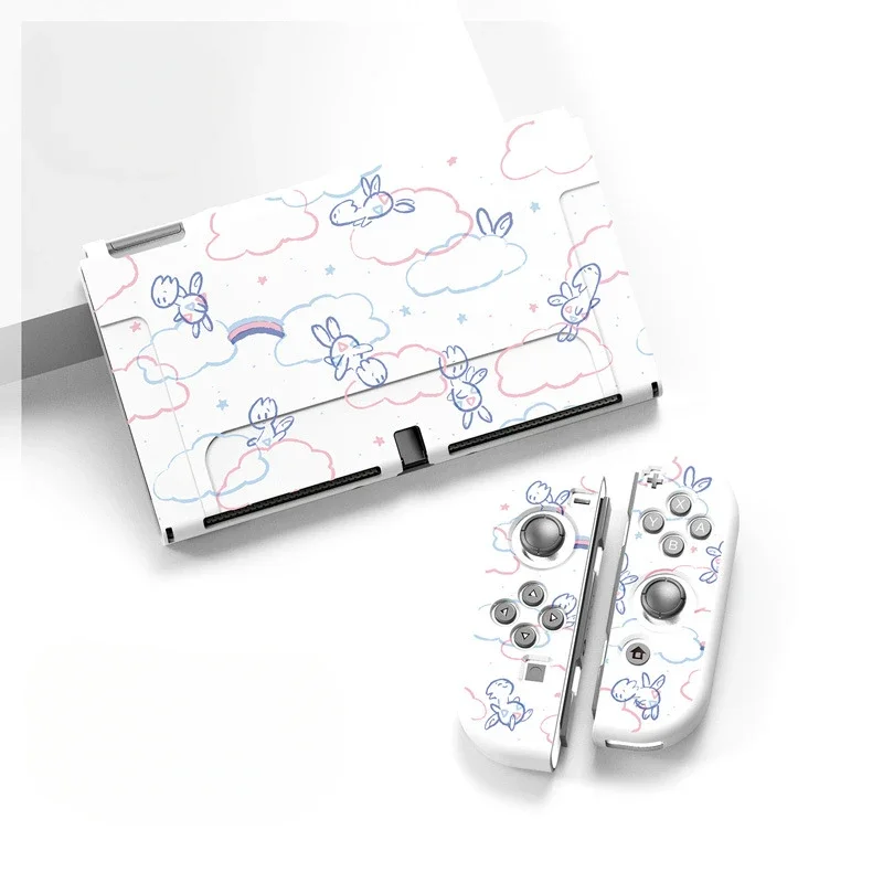 Pikachu Cartoon Switch Protective Case for Nintendo Switch Ns Oled Anime Figure Magikarp Togetic Game Console Accessories Cover