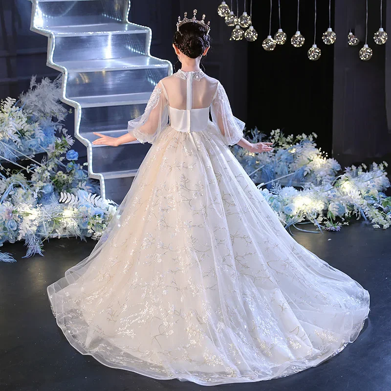 Robe de Soirée Luxueuse pour Femme et Fille, Tenue de Bal et de Mariage, pour Occasions Formelles, 15, 2024