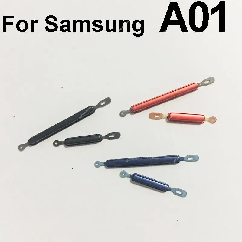 Side Power Button Volume Keys For Samsung Galaxy A01 A015F A01 core A013G A02 A025F  A02s A025M A03s A037F On Off Button Parts