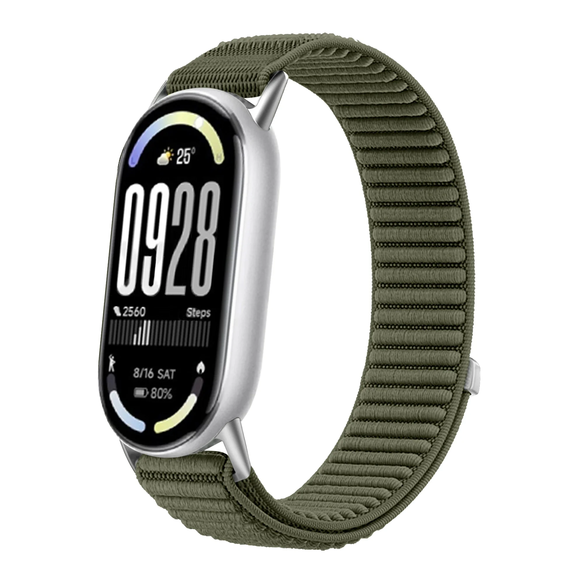 Nylon Geflochtenes Schlaufenarmband für Xiaomi Mi Band 10/9/8 Smartwatch Austauschbares Metallverschluss-Armband für Xiaomi Mi Band 10 – Detail 12
