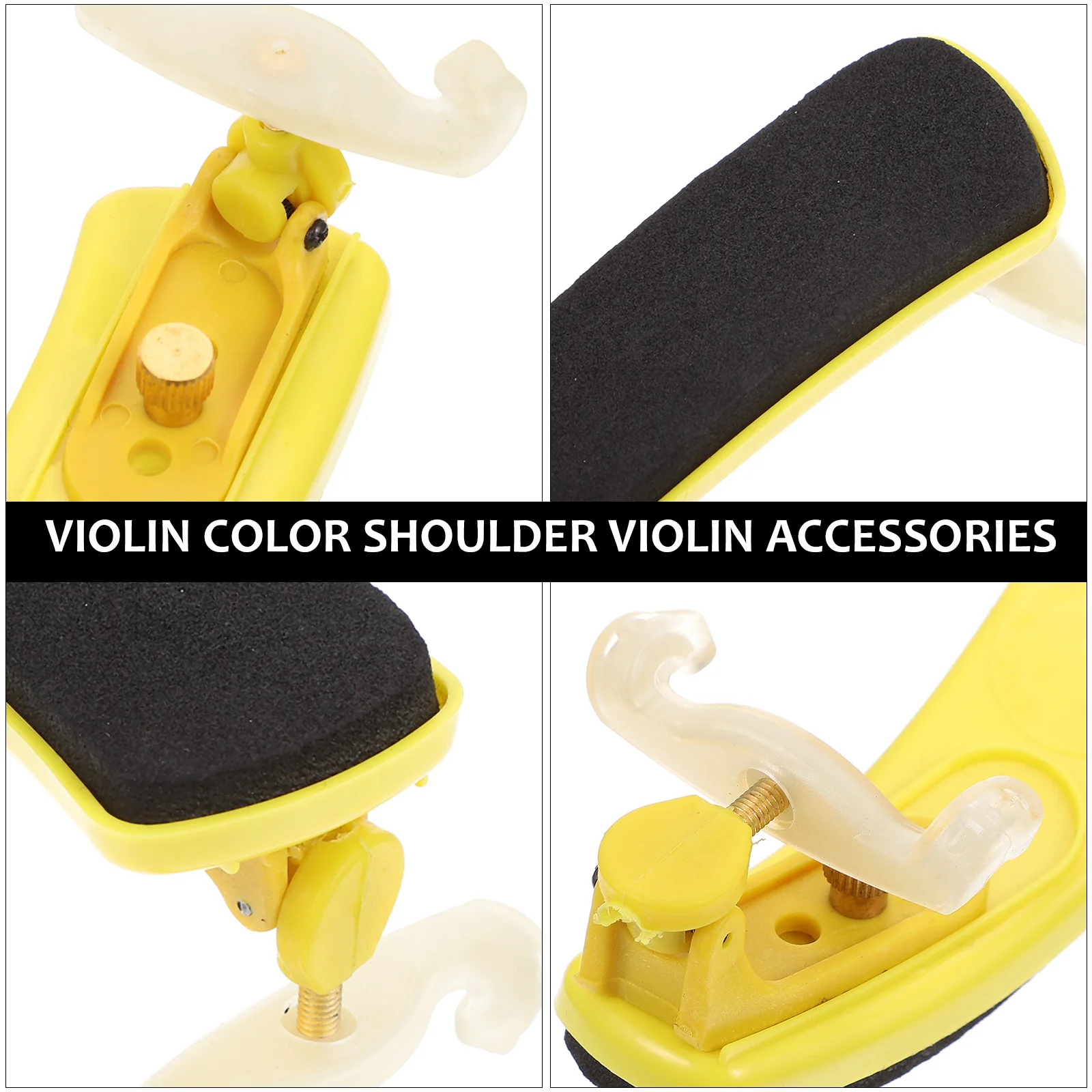 

1Pcs Colorful Shoulder Pad Rubber Violin Holder Simple Elegant Design Comfortable Fit for All Violins Lightweight Travel