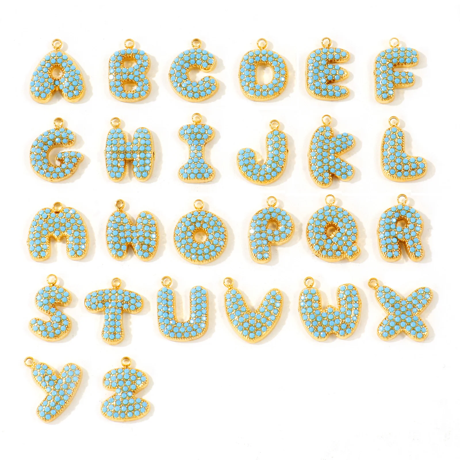 2pcs Capital Alphabet Message 