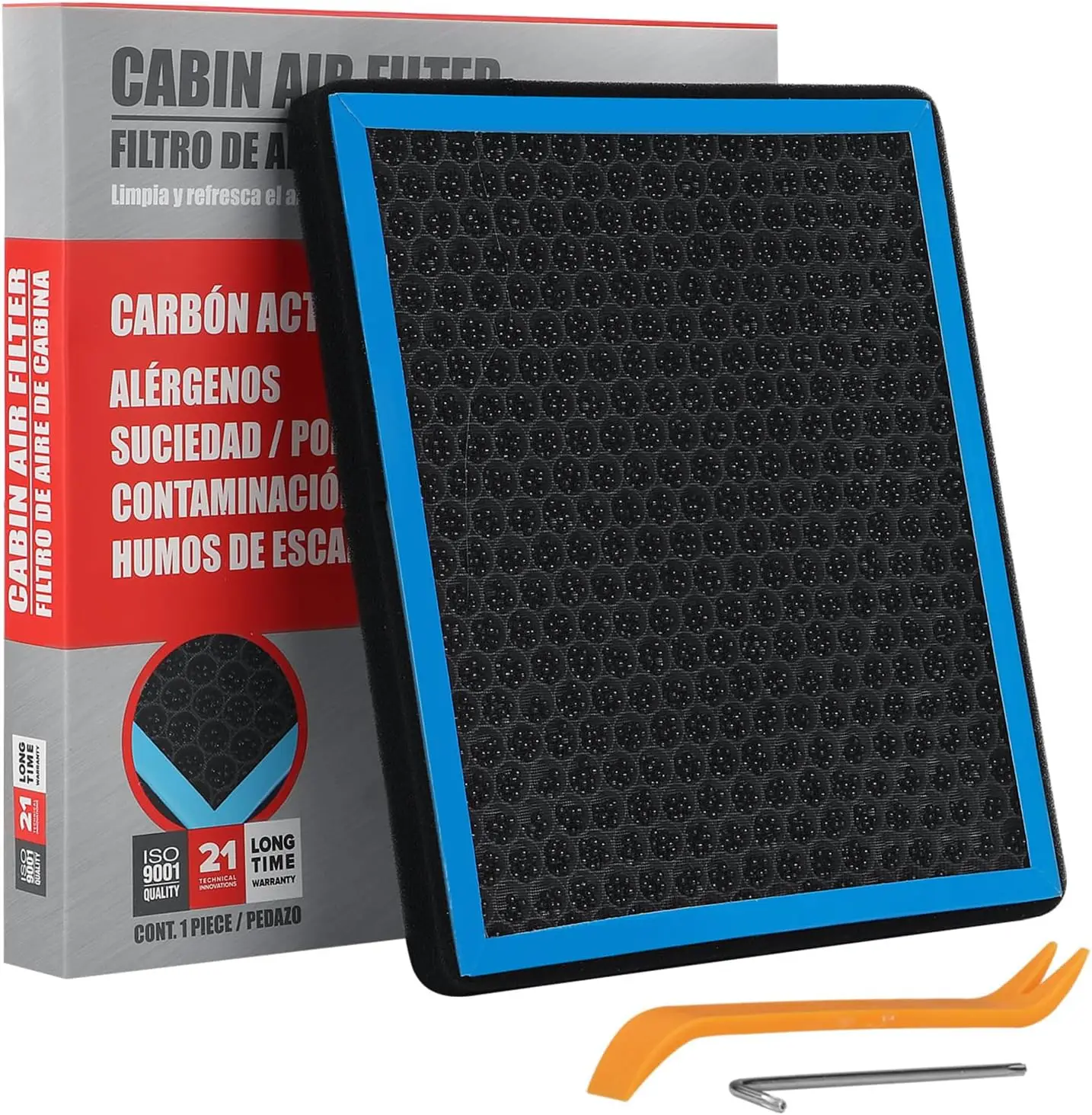 

Cabin Air Filter Replacement CF11819(6057C) with Nutshell Activated Carbon Compatible with HYUNDAI SANTA FE/SANTA FE XL/SONATA 2