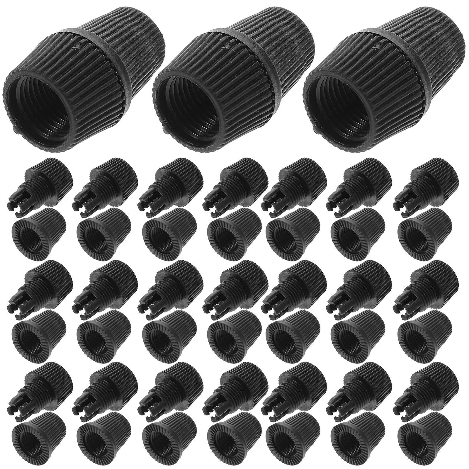 

100 set 100 Sets Cable Glands PP Strain Relief Connector 4-6mm Wire Clamps Chandelier Cord Grip Pendant Light Locking Device