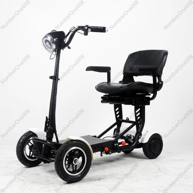 

Four-wheel folding electric scooter seat model, elderly scooter, recreational vehicle, low-speed lithium battery scooter