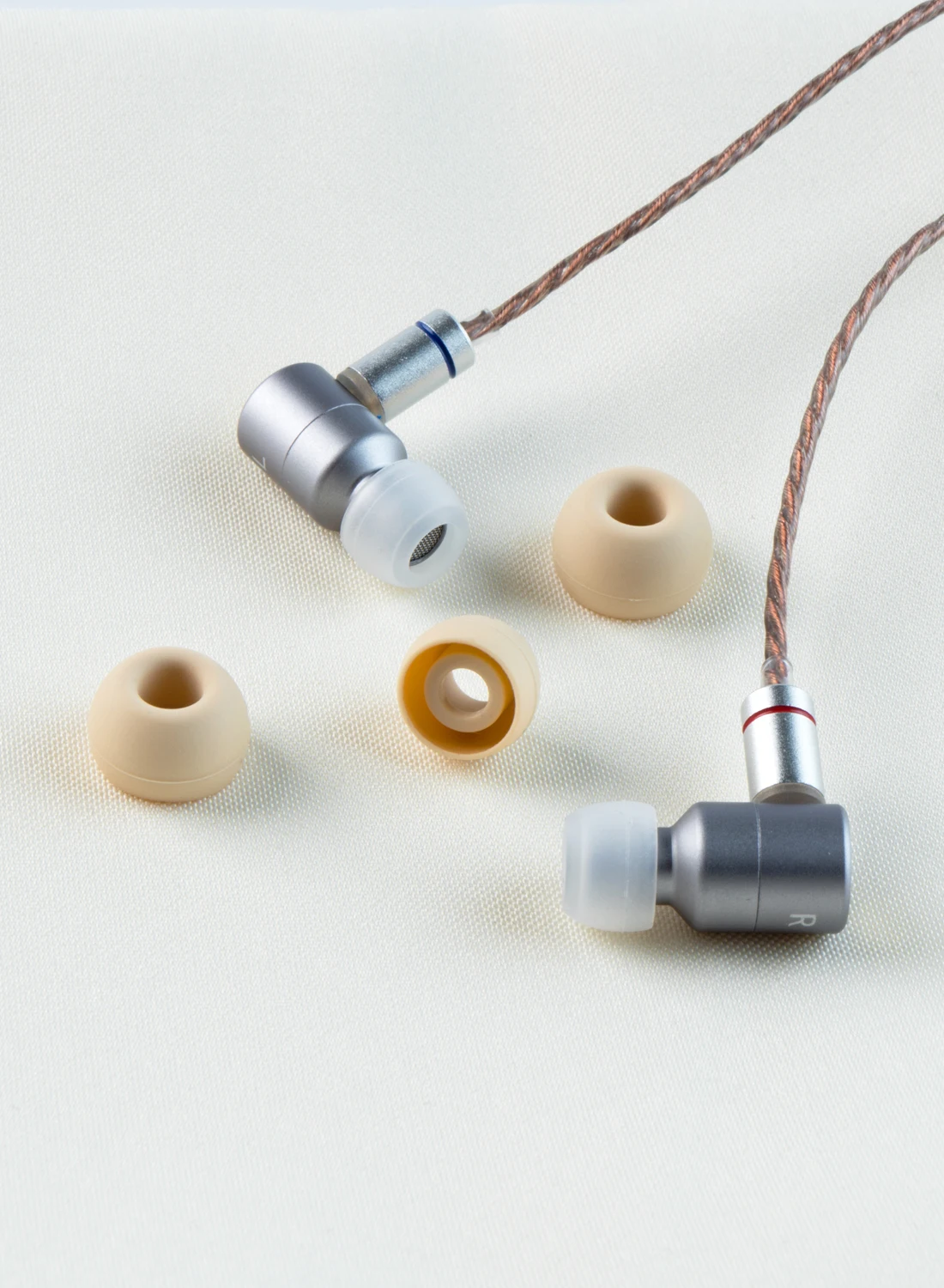 1/16 Pairs(S/M/L/XS) لينة سيليكون استبدال سماعات الأذن واضحة القهوة استبدال منصات الأذن ل KS1 KZ BL03 سماعة جديد