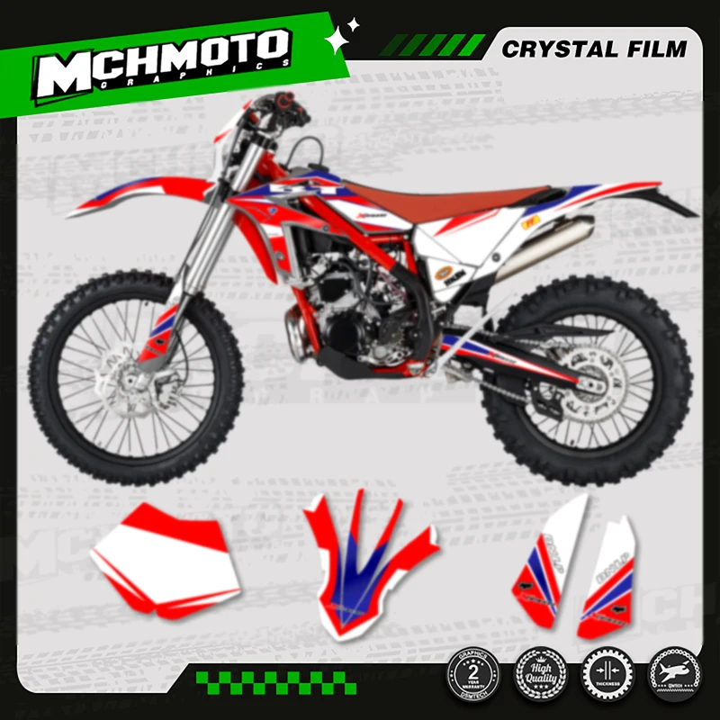 

MCHMFG Motorcycle Team Motorcycle Decal Stickers For Beta Xtrainer 2015-2019 2015 2016 2017 2018 2019 250 300 350 -004