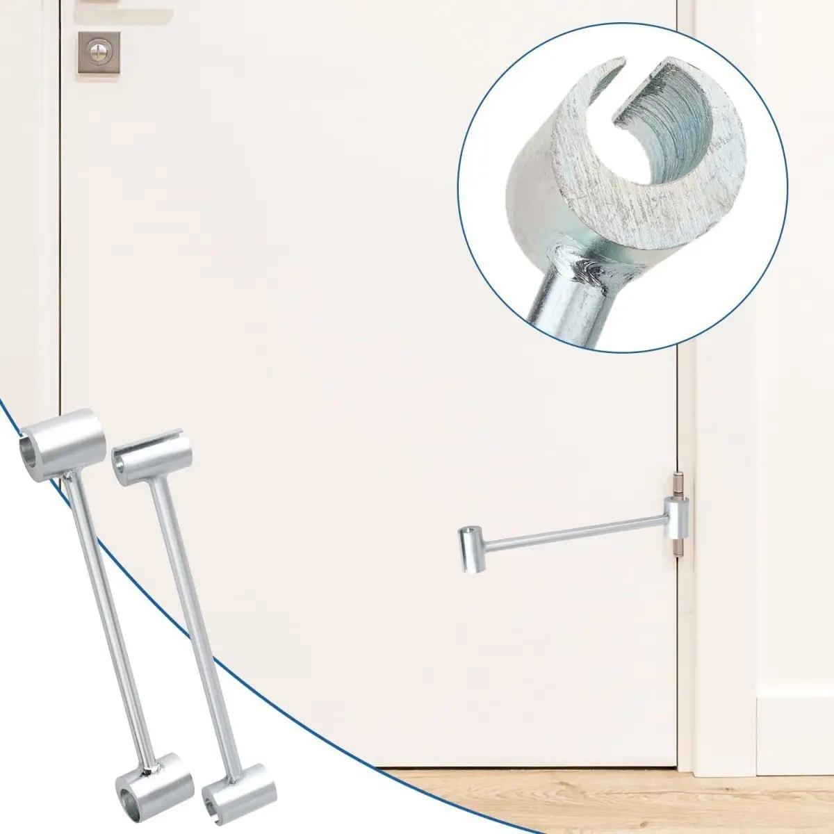Double Head Door Hinge Repair Spanner Labor-Saving Wrenches 14-18MM/23-25MM Hinge Gaps Repair Hand Tools
