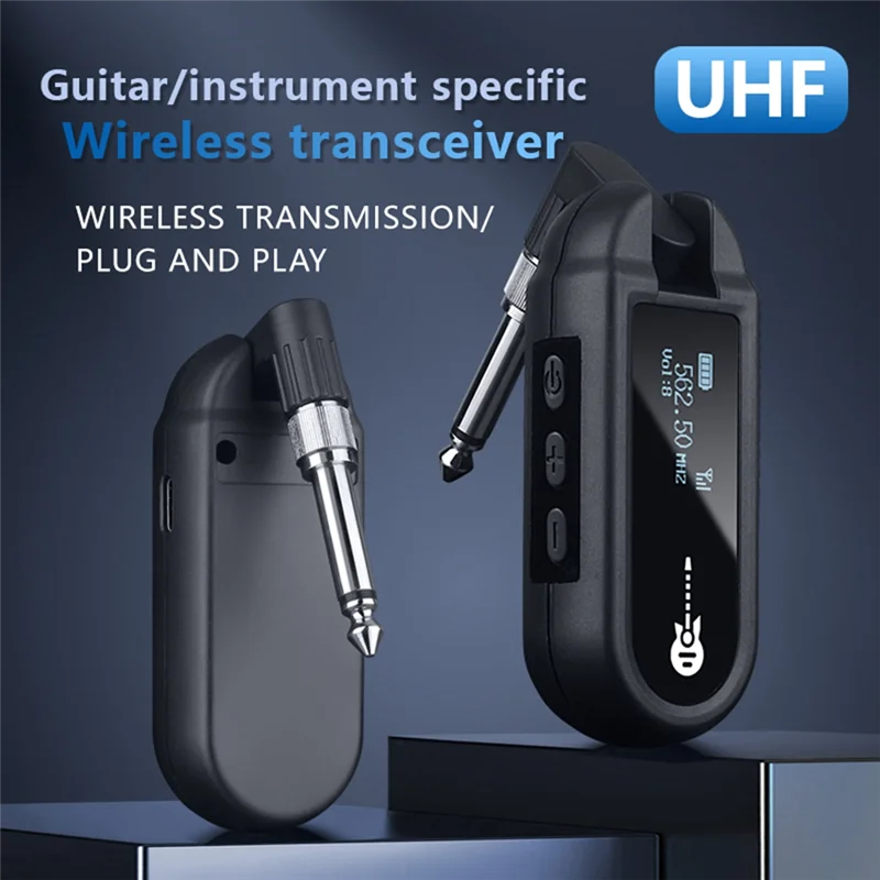 B50B-M02 UHF Wireless System Transmitter And Receiver For Bass Electric Piano Keyboard Instrument Electric Drum