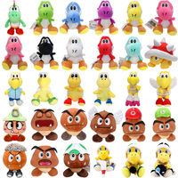 New Mario Goombella Yoshi Kid Koops Plush Toys Cute  Anime Koopa Troopa Goomba Stuffed Animals Peluche Dolls Birthday Gifts Kids